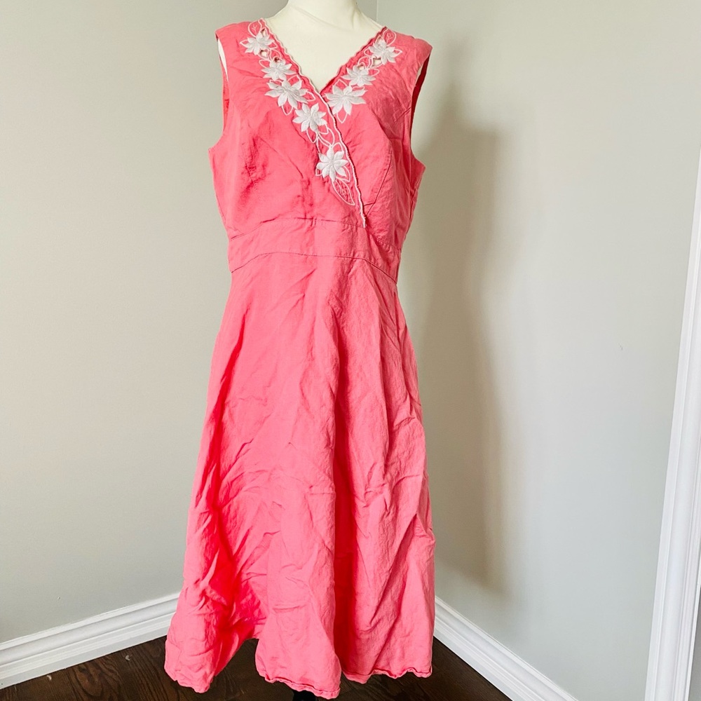 Dress Barn Coral Pink Dress